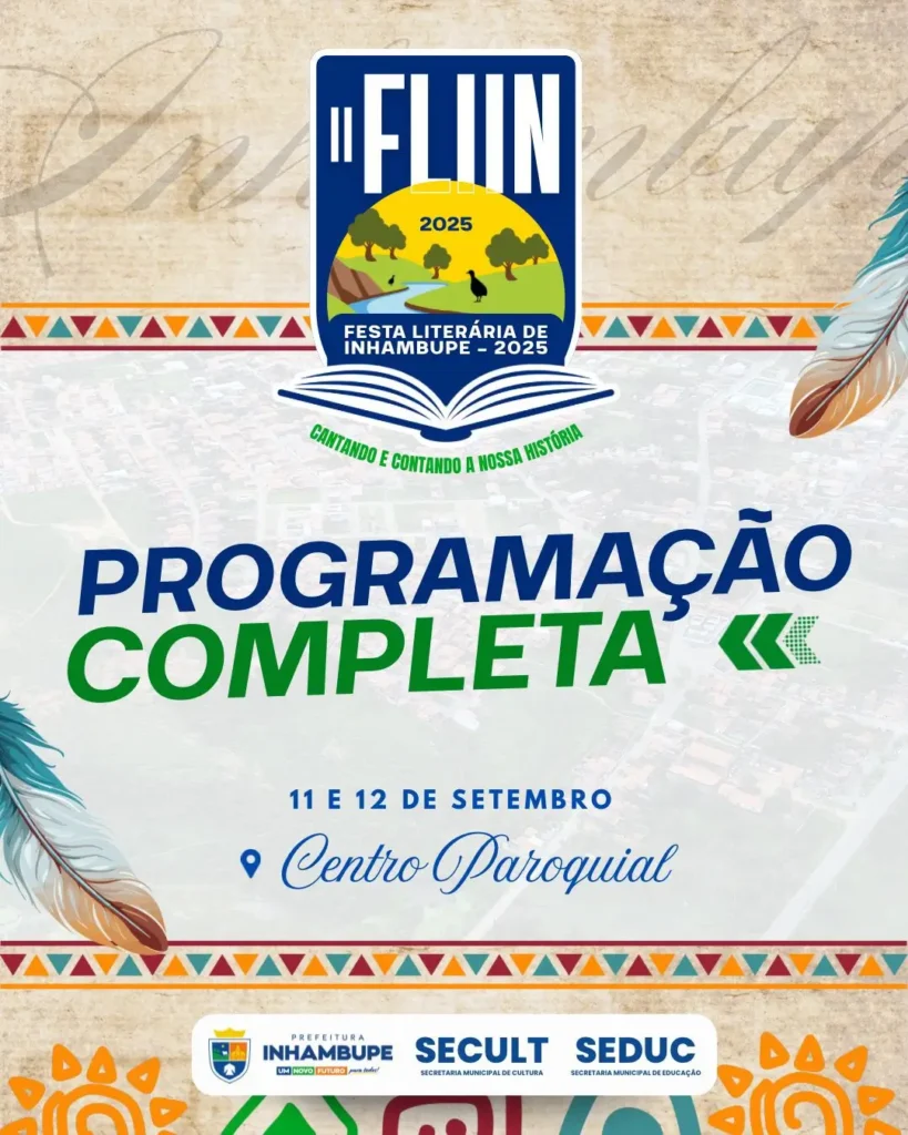 Inhambupe promove 2ª edição da Festa Literária (FLIIN) 2025